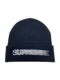 【中古】Supreme◆20SS/Motion Logo Beanie/ニットキャップ/FREE/アクリル/ブラック【服飾雑貨他】