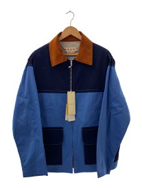 【中古】MARNI◆ジャケット/48/コットン/BLU/JUMU0137QU【メンズウェア】