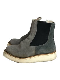 【中古】Tricker’s◆サイドゴアブーツ/UK4/GRY【シューズ】