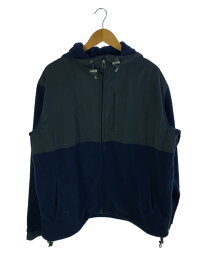 【中古】STUSSY◆フリースジャケット/L/ポリエステル/NVY/90s/OLDSTUSSY//【メンズウェア】