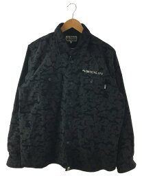 【中古】A BATHING APE◆カバーオール/XL/コーデュロイ/NVY/001SHH801002M/CORDUROY WORKSHIRT【メンズウェア】