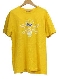 【中古】ICE CREAM◆Tシャツ/XL/コットン/イエロー/プリント/491-8201//【メンズウェア】