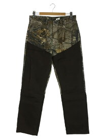 【中古】WRANGLER◆00s/ハンティングパンツ/ボトム/34/コットン/BRW/カモフラ【メンズウェア】