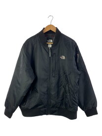 【中古】THE NORTH FACE◆フライトジャケット/L/ナイロン/BLK/MA-1【メンズウェア】