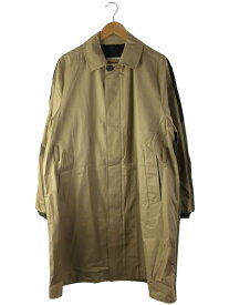 【中古】MONCLER◆ステンカラーコート/1/ナイロン/BEG【メンズウェア】