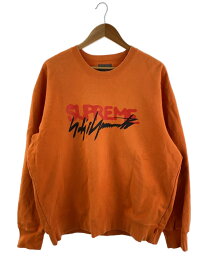 【中古】Supreme◆20AW/supreme yohji yamamoto crewneck/L/コットン/ORN【メンズウェア】