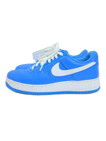 【中古】NIKE◆AIR FORCE 1 LOW RETRO_エアフォース1 ロー レトロ/27cm/BLU/レザー【シューズ】