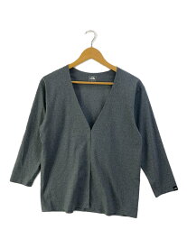 【中古】THE NORTH FACE◆Tech Lounge Cardigan(テックエアーカーディガン)/M/SLV/NTW11961【レディースウェア】