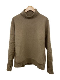 【中古】A VONTADE◆Turtle Neck Sweat/タートルネックスウェット/L/コットン/BRW/無地【メンズウェア】