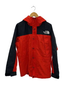 【中古】THE NORTH FACE◆MOUNTAIN LIGHT JACKET_マウンテンライトジャケット/M/ゴアテックス/RED【メンズウェア】