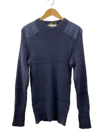 【中古】L.L.Bean◆エルボーパッチ/セーター(厚手)/XL/ウール/NVY【メンズウェア】