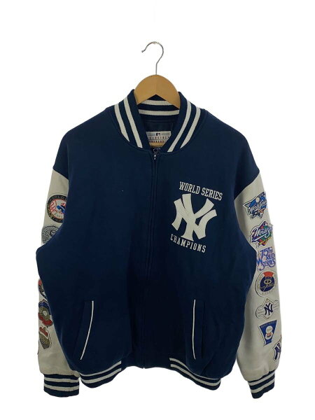 【中古】Genuine Merchandise◆スタジャン/M/コットン/NVY//【メンズウェア】