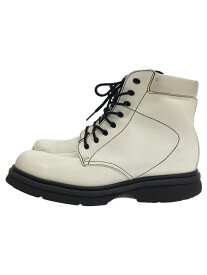 【中古】Dr.Martens◆ブーツ/UK10/WHT/レザー/1B43/スレ有【シューズ】