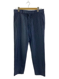 【中古】LOUIS VUITTON◆ボトム/38/シルク/NVY/チェック/RM131 H3PA74SNJ【メンズウェア】