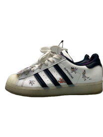 【中古】adidas◆SUPERSTAR_スーパースター/22.5cm/WHT/レザー【シューズ】