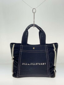 【中古】JILL by JILLSTUART◆トートバッグ/キャンバス/BLK/125-0183218【バッグ】