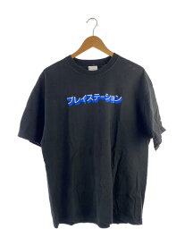 【中古】PlayStation/Tシャツ/XL/コットン/ブラック【メンズウェア】