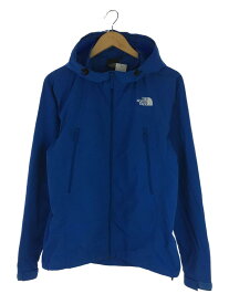 【中古】THE NORTH FACE◆EVOLUTION JACKET_エボリューションジャケット/L/ナイロン/BLU/無地【メンズウェア】