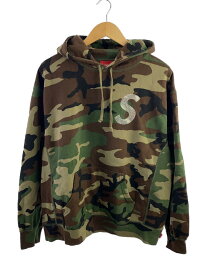 【中古】Supreme◆21SS/Swarovski S Logo Hooded Sweatshirt/パーカー/L/コットン/カモフラ【メンズウェア】