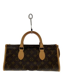 【中古】LOUIS VUITTON◆ポパンクール_モノグラム・キャンバス_BRW/PVC/BRW【バッグ】