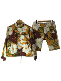 【中古】Engineered Garments◆セットアップ/XS/コットン/YLW/花柄【メンズウェア】