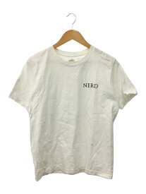 【中古】THE NERDYS◆NERD T-shirt/S/コットン/WHT【メンズウェア】