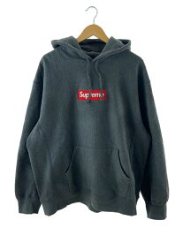 【中古】Supreme◆21AW/Box Logo Hooded Sweatshirt Charcoal/パーカー/XL/コットン/GRY【メンズウェア】