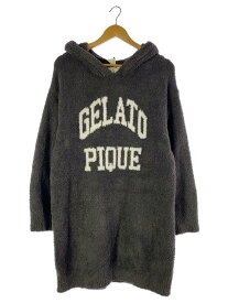 【中古】gelato pique◆パーカー/one/ポリエステル/GRY/PWN0205092【レディースウェア】