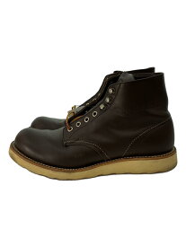 【中古】RED WING◆レースアップブーツ/US8.5/BRW/レザー/8132【シューズ】