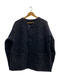 【中古】Engineered Garments◆Knit Cardigan -Sweater Knit/カーディガン/S/ポリエステル/NVY【メンズウェア】