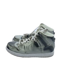 【中古】NIKE◆DUNK HIGH / C_ダンク ハイ クロット/27.5cm/SLV/ポリエステル【シューズ】