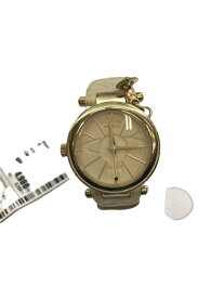 【中古】Vivienne Westwood◆クォーツ腕時計/アナログ/レザー/VV006WHWH【服飾雑貨他】