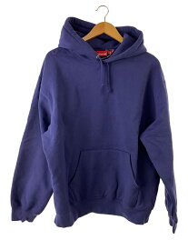 【中古】Supreme◆23AW Satin Applique Hooded Sweatshirt/パーカー/L/コットン/ネイビ-【メンズウェア】