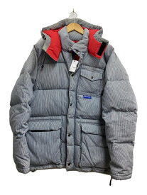 【中古】Penfield◆ダウンジャケット/XL/コットン/NVY/ストライプ【メンズウェア】