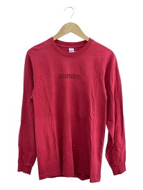 【中古】UNDEFEATED◆長袖Tシャツ/S/コットン/RED/192077001047【メンズウェア】