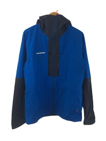 【中古】MAMMUT◆ナイロンジャケット/M/ナイロン/BLU/無地/1010-29390【メンズウェア】