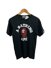 【中古】A BATHING APE◆Tシャツ/S/コットン/BLK/001csj201022【メンズウェア】