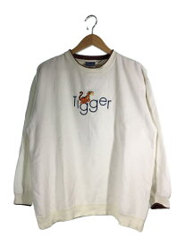 【中古】90s/POOH SWEAT/スウェット/XL/コットン/WHT/ヴィンテージ/くまのプーさん【メンズウェア】