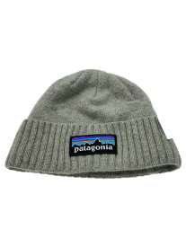 【中古】patagonia◆ニットキャップ/FREE/ウール/GRY/無地/メンズ/29206FA19【服飾雑貨他】