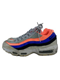 【中古】NIKE◆AIR MAX 95 ESSENTIAL/エアマックスエッセンシャル/グレー/749766-035/27cm/GRY【シューズ】