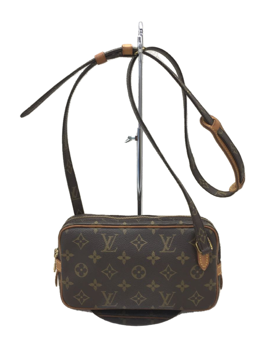 Used Louis Vuitton Pochette Marly Bandouliere Brw/Pvc/Brw Bag
