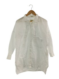 【中古】YOHJI YAMAMOTO◆長袖ブラウス/1/コットン/WHT/無地/FK-B52-009【レディースウェア】