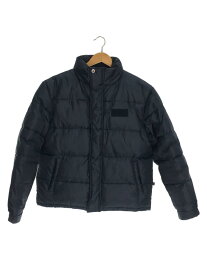 【中古】ALPHA INDUSTRIES◆ダウンジャケット/M/ポリエステル/ネイビー/1001342【メンズウェア】