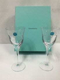 【中古】TIFFANY&Co.◆ペアグラス/2点セット/イタリア製【キッチン用品】