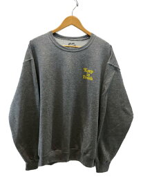 【中古】VERDY◆スウェット/L/コットン/GRY/無地【メンズウェア】