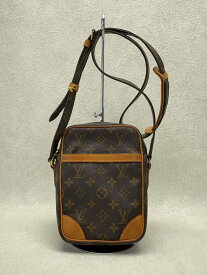 【中古】LOUIS VUITTON◆2)ダヌーブ_モノグラム・キャンバス_BRW/PVC/BRW/モノグラム【バッグ】