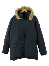 【中古】CANADA GOOSE◆Jasper Parka Heritage/ダウンジャケット/L/ポリエステル/ネイビー/無地【メンズウェア】