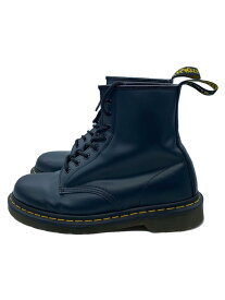 【中古】Dr.Martens◆レースアップブーツ/UK8/NVY/レザー/1460【シューズ】