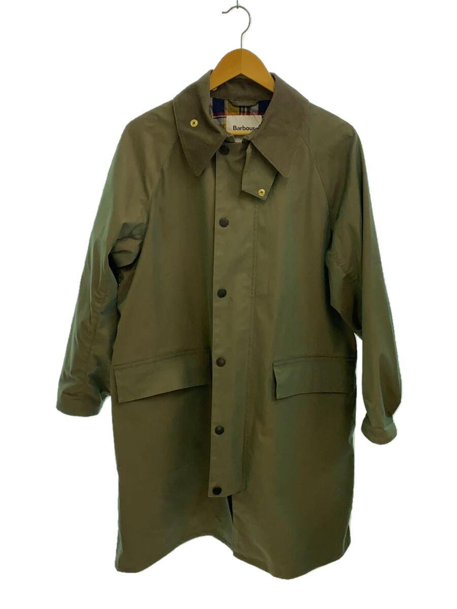 Used Barbour Os Burghley/Tamamushi/Stainless Steel Collar  Coat/36/Cotton/Khaki M