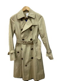 【中古】BURBERRY BLUE LABEL◆トレンチコート/38/コットン/BEG/ベージュ/ライナー付き/FRF08-545-40//【レディースウェア】
